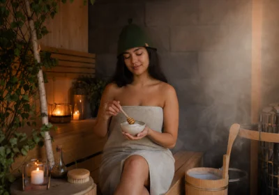 Baking soda for blackheads natural remedy with sauna hat and steam