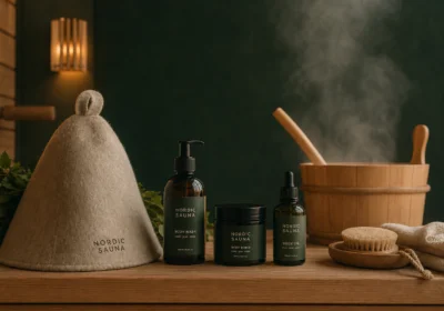 Cystic Pimples skincare concept for blackhead treatments with steam and natural products